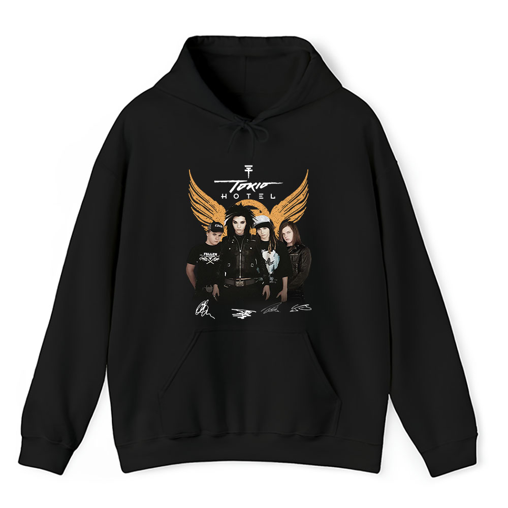 Vintage Tokio Hotel Fan Hoodie, Tokio Hotel The Emo Band Hotelers Pop Rock Band Unisex Hoodie
