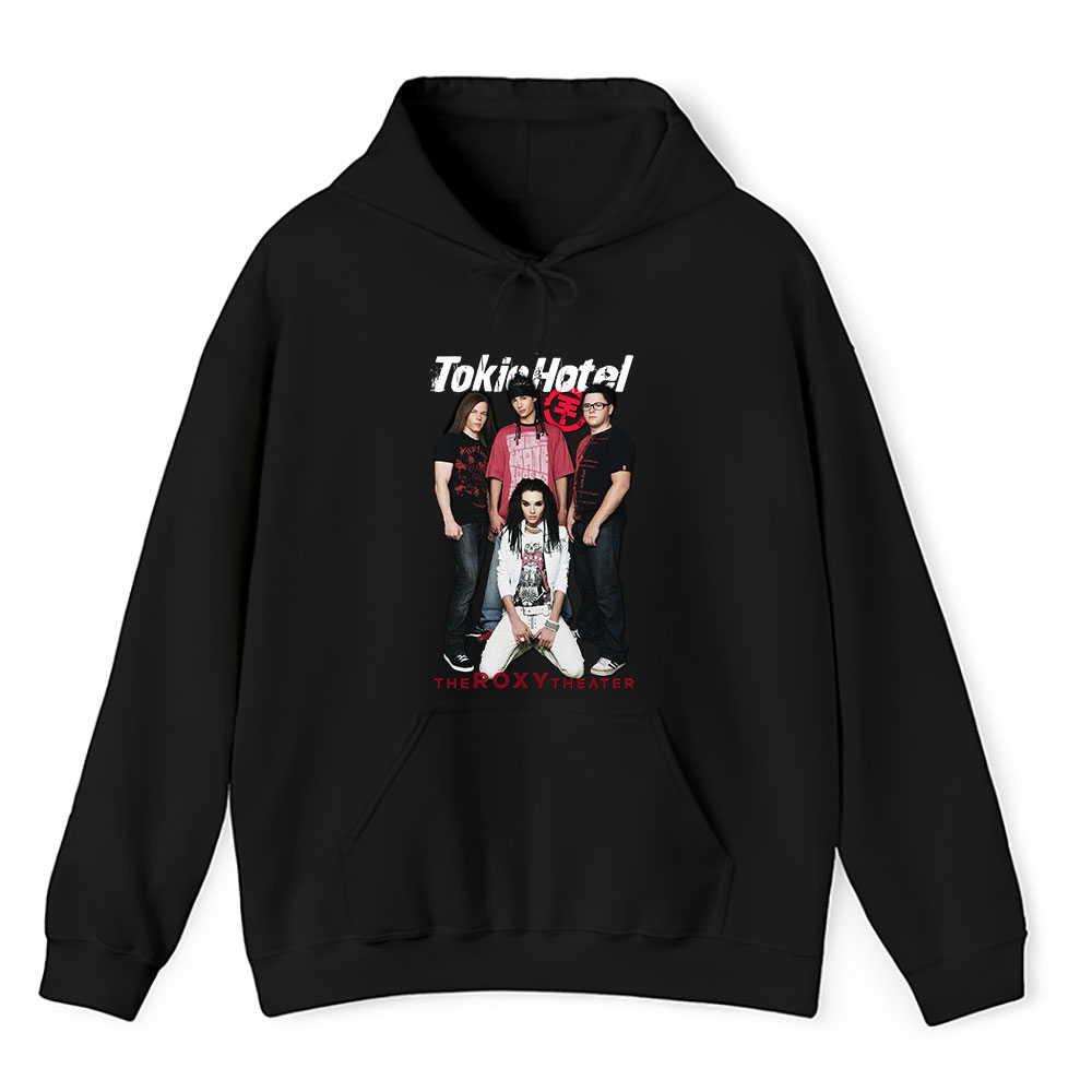 Vintage Tokio Hotel Fan Hoodie, Tokio Hotel The Roxy Theater Pop Rock Band Unisex Hoodie