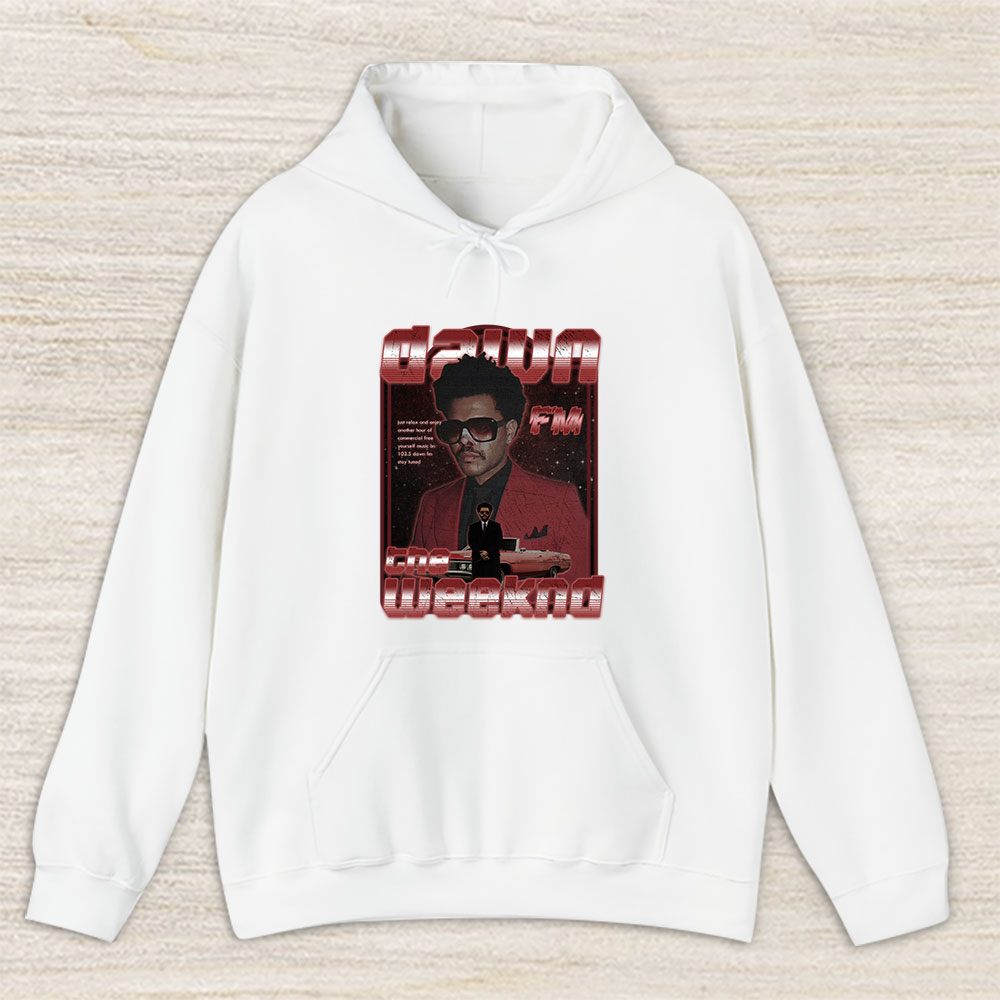 Vintage The Weeknd Fan Hoodie, The Weeknd Dawn Fm Album Unisex Hoodie