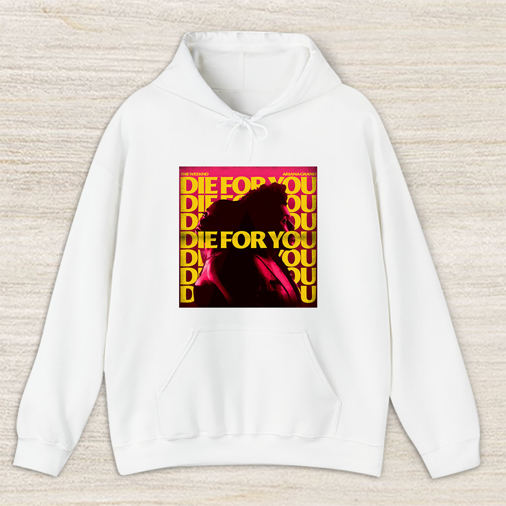 Vintage The Weeknd Fan Hoodie, The Weeknd Die For You Ariana Grande Unisex Hoodie