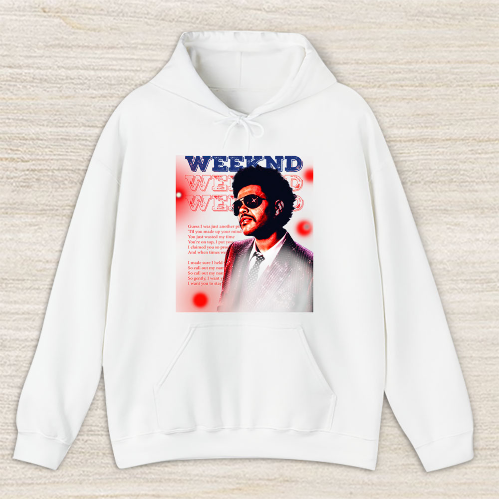 Vintage The Weeknd Fan Hoodie, The Weeknd Call Out My Name Song Unisex Hoodie