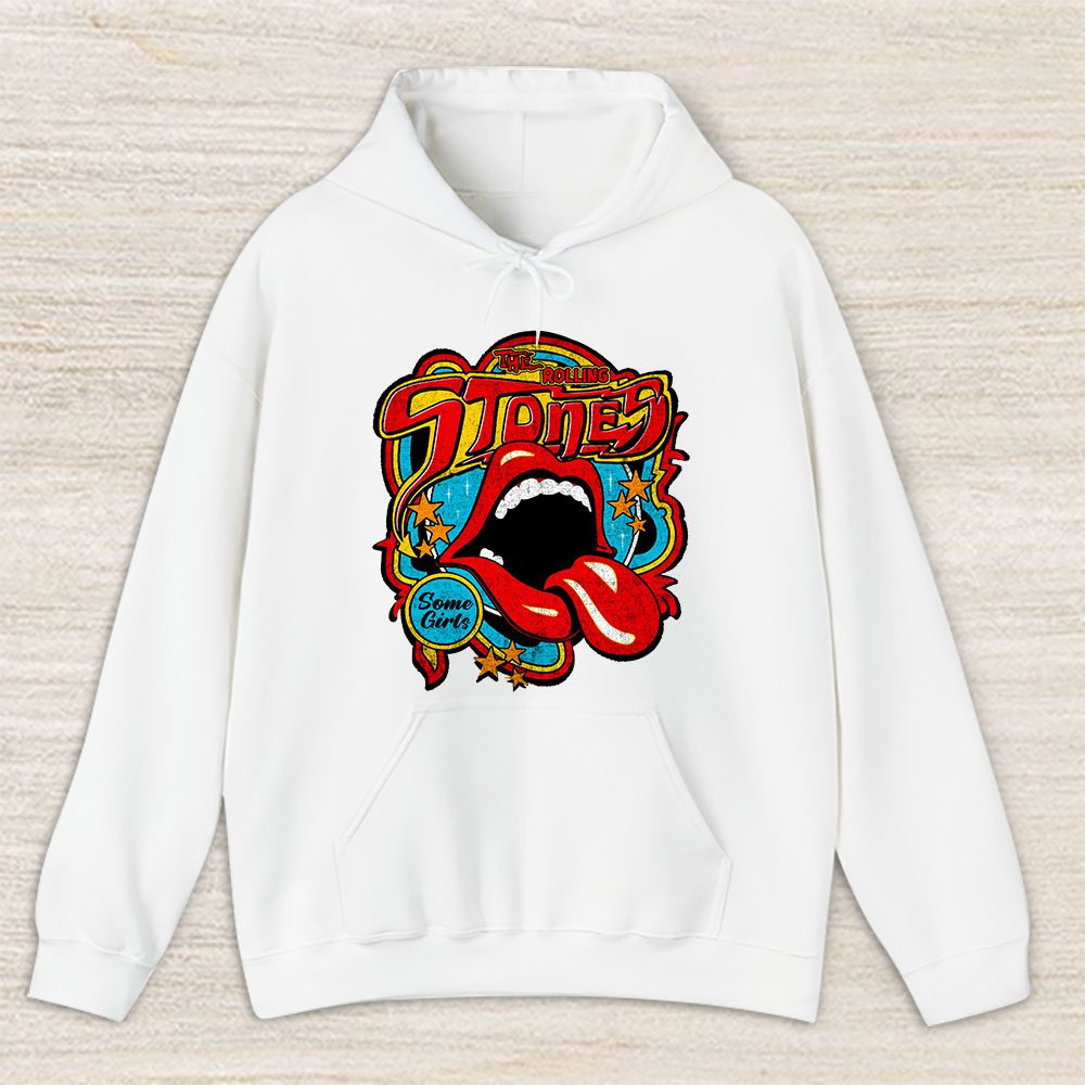 Vintage The Rolling Fan Hoodie, The Rolling Stones Some Girls Unisex Hoodie