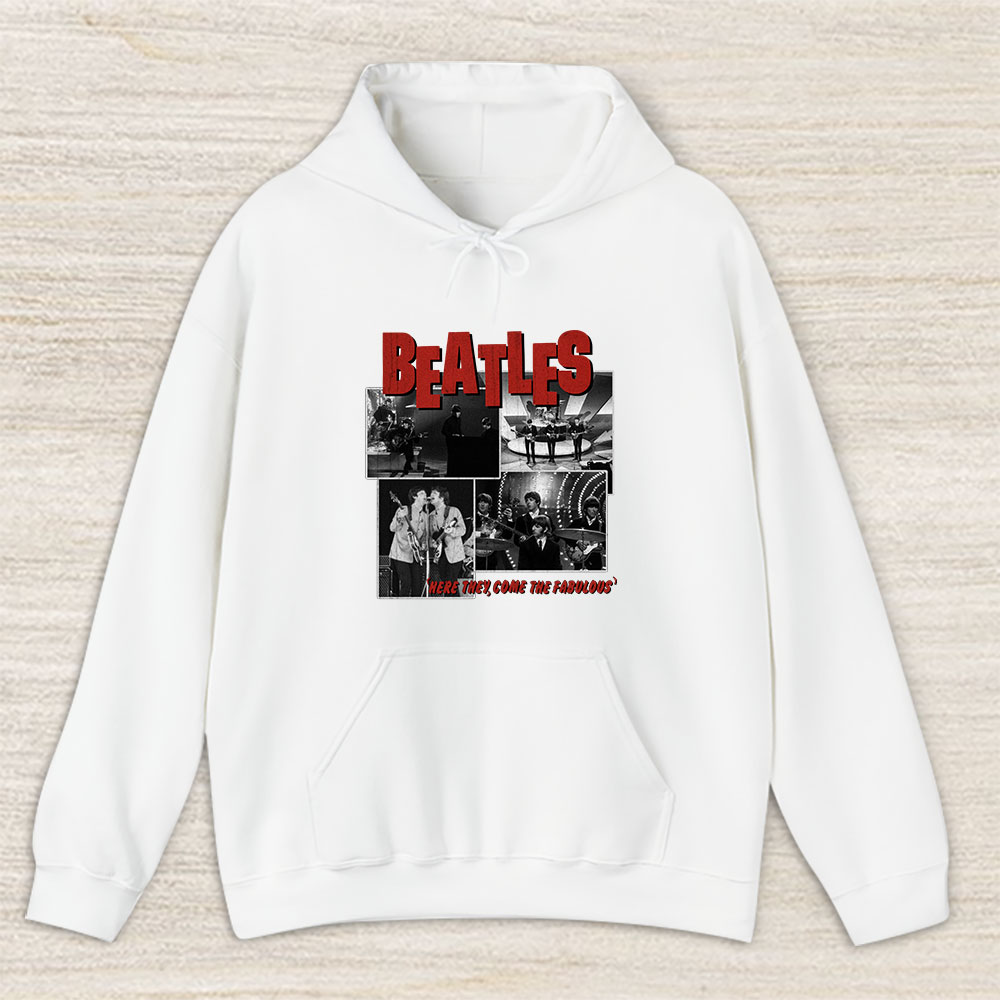 Vintage The Beatles Fan Hoodie, The Beatles Here The Come The Sun Song Unisex Hoodie