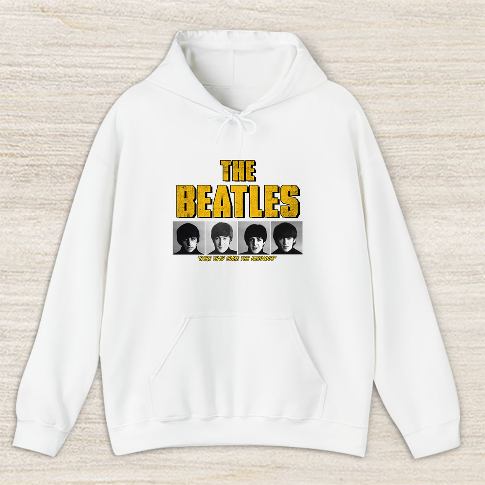 Vintage The Beatles Fan Hoodie, The Beatles Here Come The Fabulous Unisex Hoodie