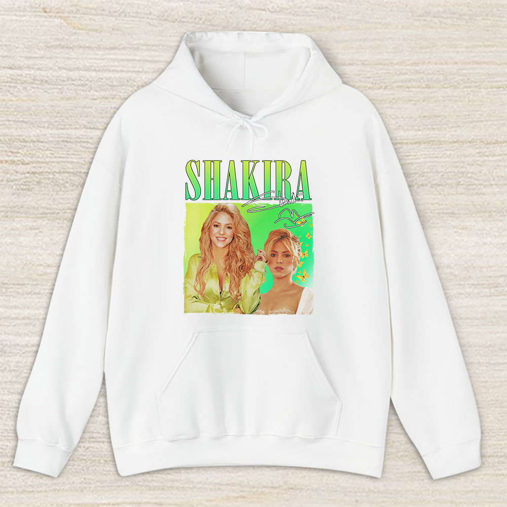 Vintage Shakira Shaki Fan Hoodie, Shakira Shaki Sheyla Shakira Mebarak 90s Vintage Unisex Hoodie