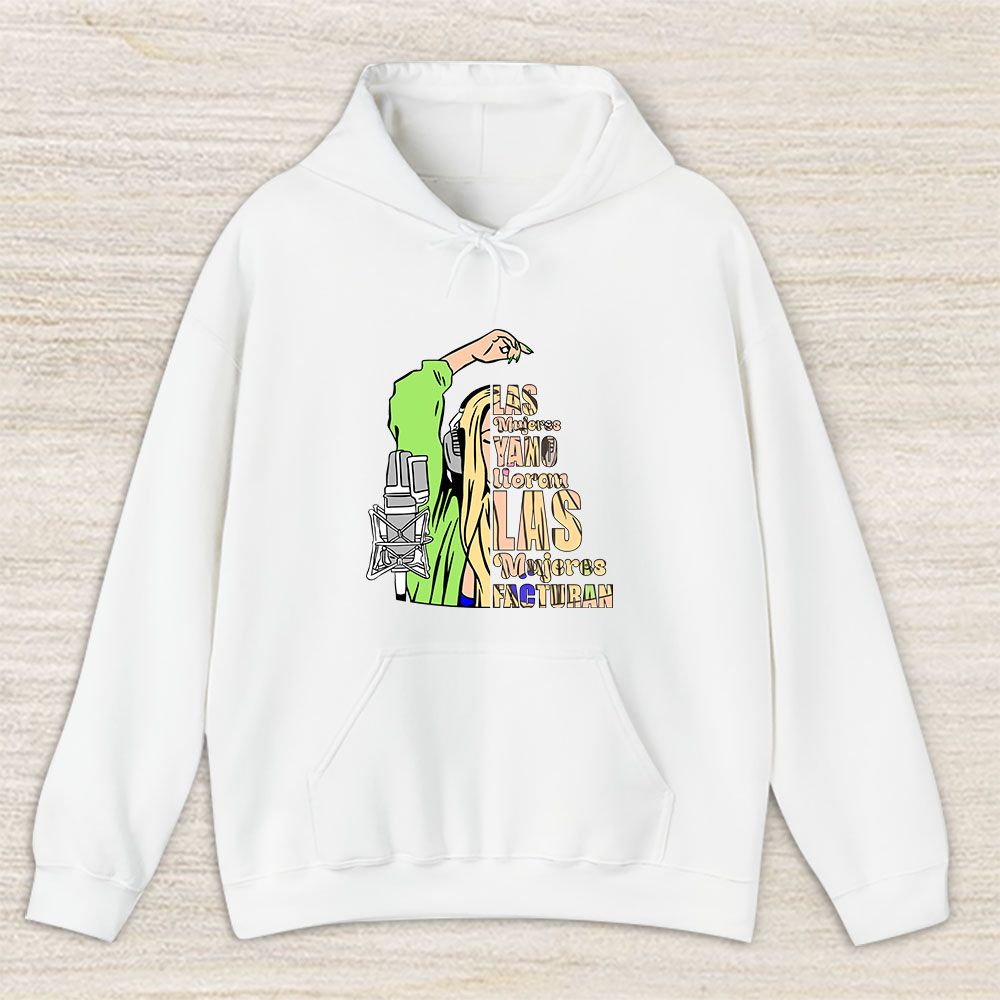 Vintage Shakira Bizarrap Fan Hoodie, Shakira Bizarrap Las Mujeres Ya No Lloran Unisex Hoodie