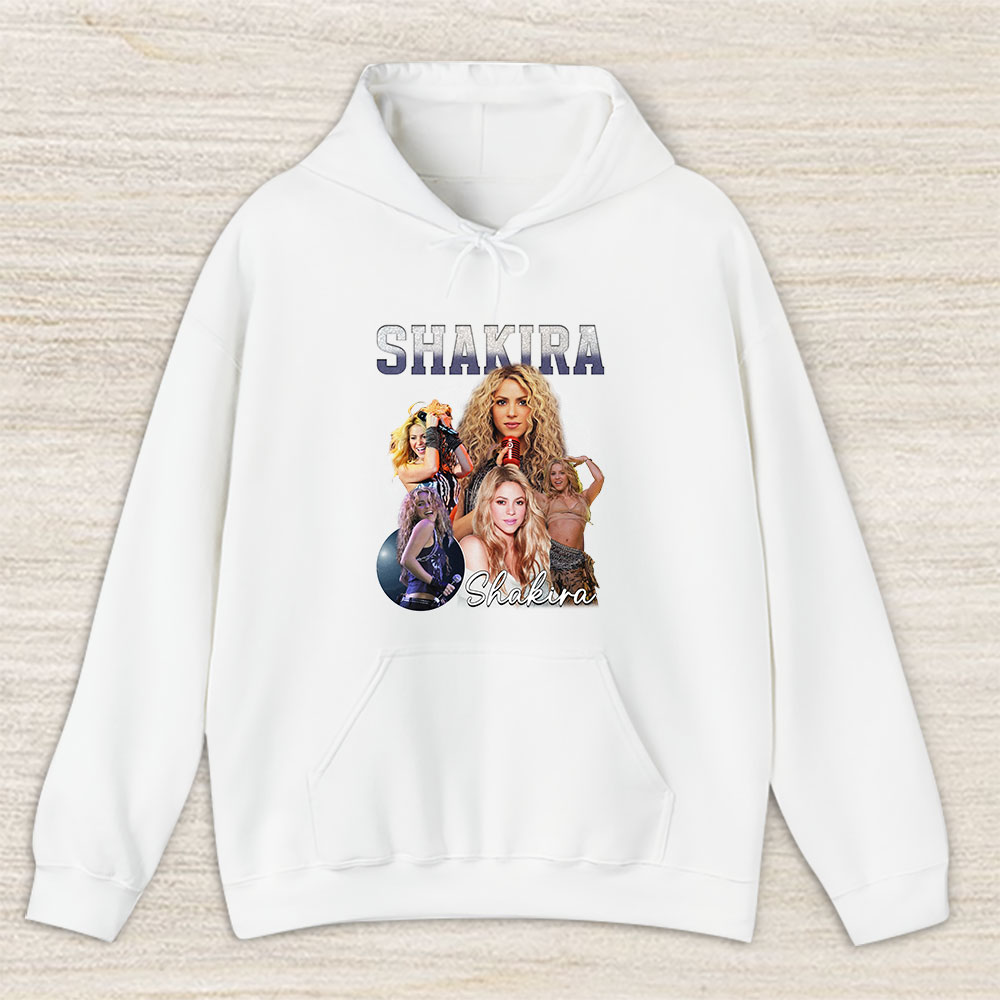 Vintage Shakira Shaki Fan Hoodie, Shakira Shaki Sheyla Shakira Mebarak 90s Vintage Unisex Hoodie