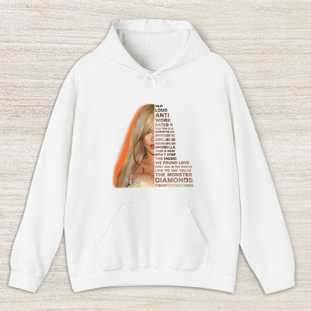 Vintage Rihanna The Fan Hoodie, Rihanna The Best Albums Unisex Hoodie
