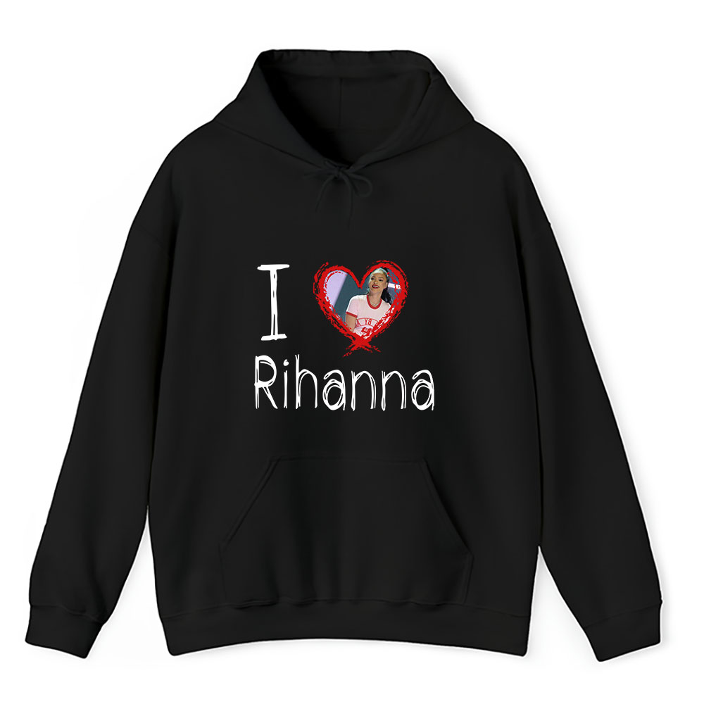 Vintage Rihanna I Fan Hoodie, Rihanna I Love Rihanna Unisex Hoodie
