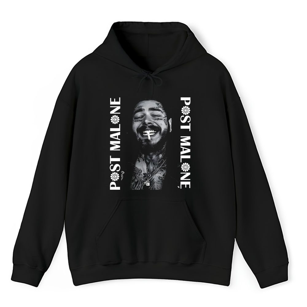 Vintage Post Malone Fan Hoodie, Post Malone Posty Retro Super Bowl Unisex Hoodie