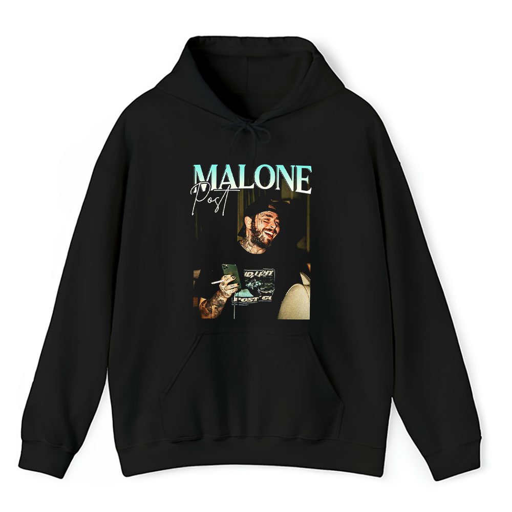 Vintage Post Malone Fan Hoodie, Post Malone Posty Retro Super Bowl Unisex Hoodie