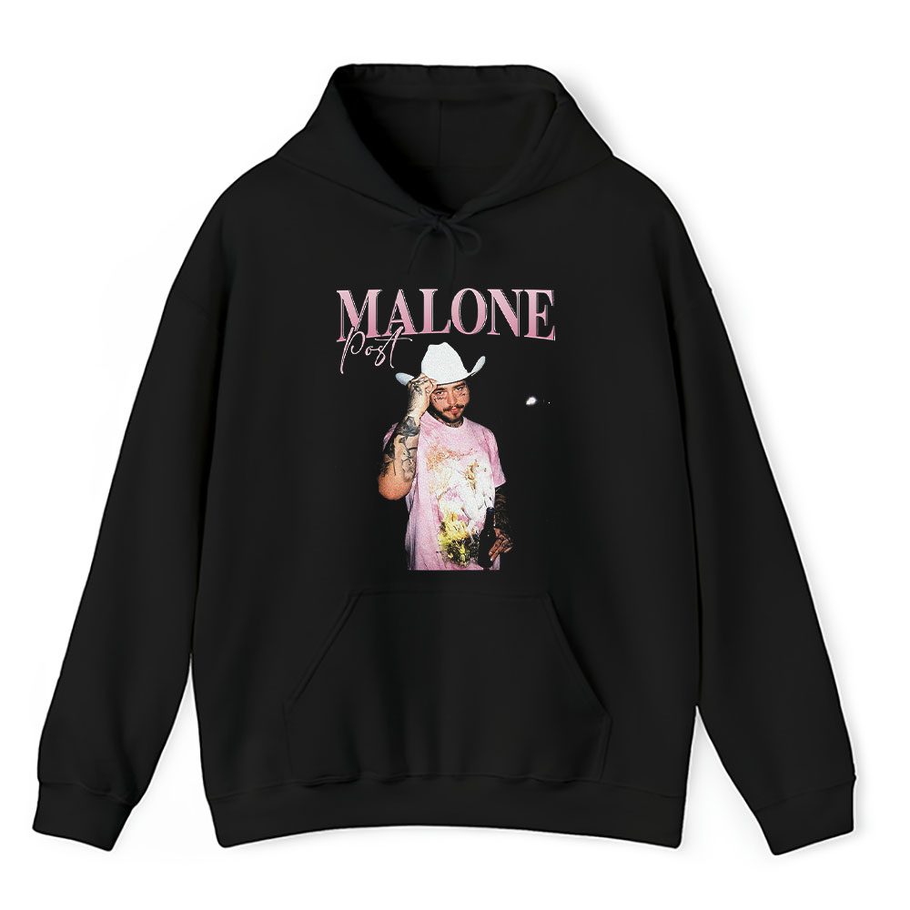 Vintage Post Malone Fan Hoodie, Post Malone Posty Retro Super Bowl Unisex Hoodie