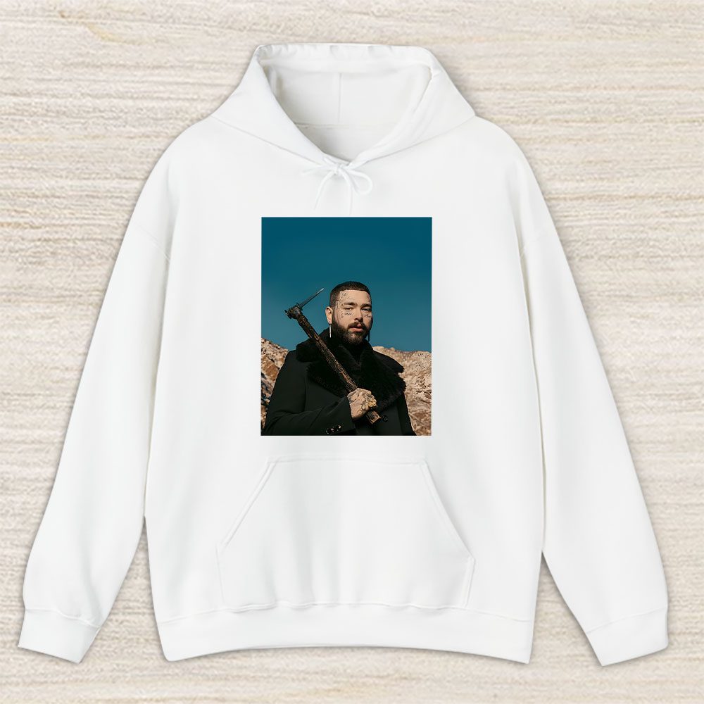 Vintage Post Malone Fan Hoodie, Post Malone Posty Retro Super Bowl Unisex Hoodie