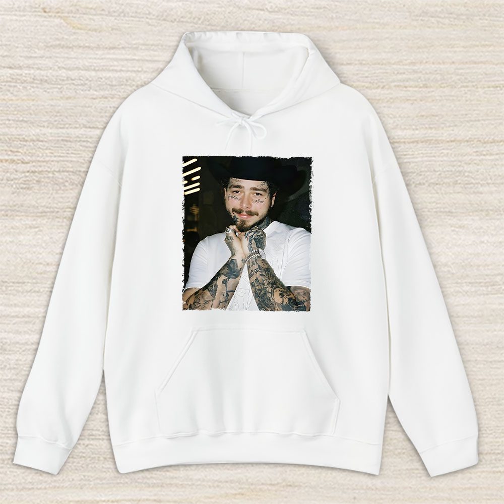 Vintage Post Malone Fan Hoodie, Post Malone Posty Retro Super Bowl Unisex Hoodie