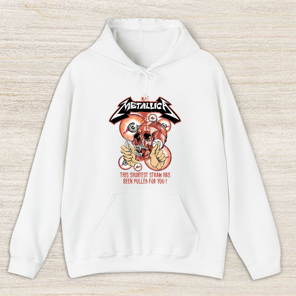 Vintage Metallica The Fan Hoodie, Metallica The Shortest Straw Unisex Pullover Hoodie