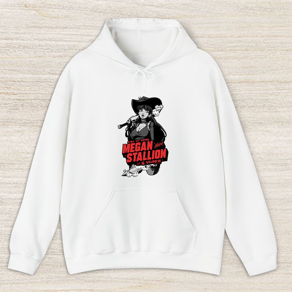 Vintage Megan Thee Fan Hoodie, Megan Thee Stallion Crunchyroll Anime Unisex Hoodie For Fans