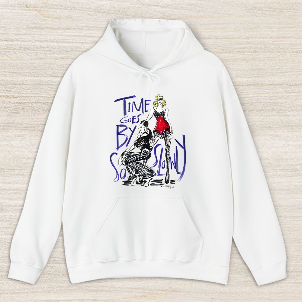 Vintage Madonna Hung Fan Hoodie, Madonna Hung Up Time Goes By So Slowly Unisex Hoodie