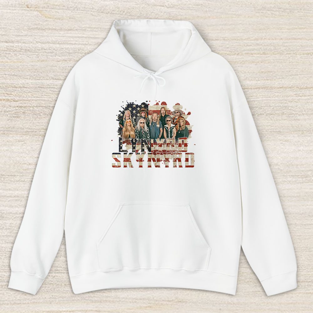Vintage Lynyrd Skynyrd Fan Hoodie, Lynyrd Skynyrd The Southern Rock Kings Bleached Sublimation Unisex Hoodie For Fans