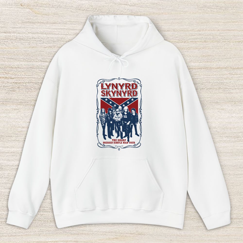 Vintage Lynyrd Skynyrd Fan Hoodie, Lynyrd Skynyrd The Southern Rock Kings Bleached Sublimation Unisex Hoodie For Fans