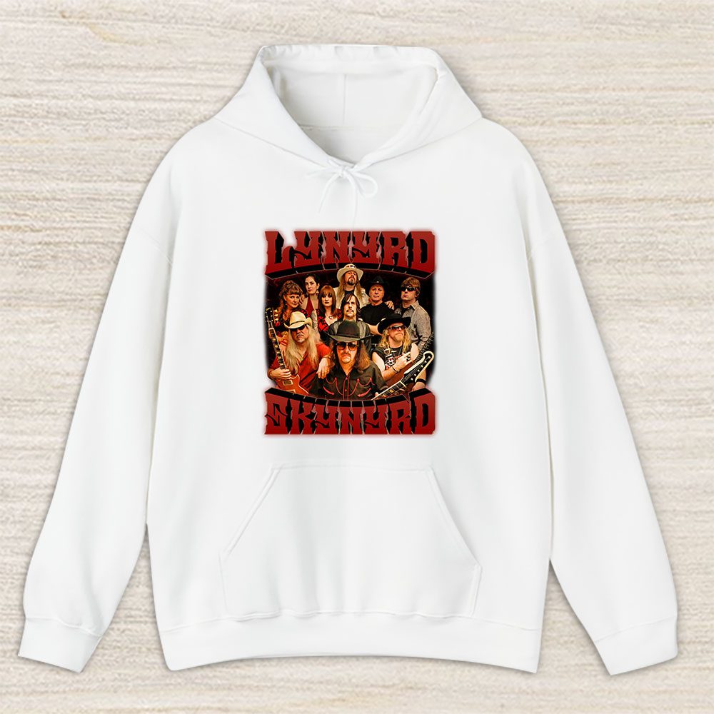 Vintage Lynyrd Skynyrd Fan Hoodie, Lynyrd Skynyrd The Southern Rock Kings Bleached Sublimation Unisex Hoodie For Fans