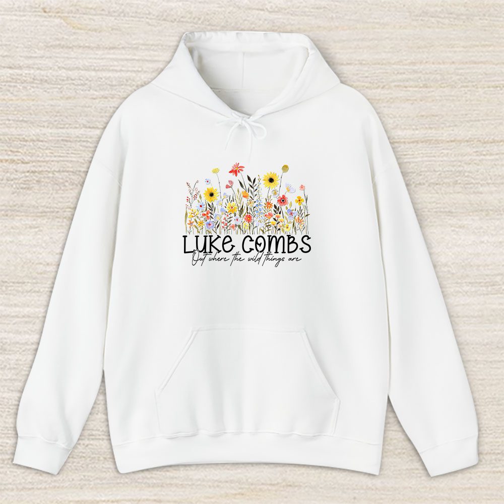 Vintage Luke Combs Fan Hoodie, Luke Combs Out Where The Wild Things Are Unisex Hoodie