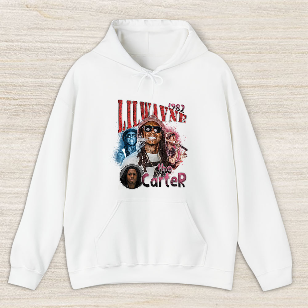 Vintage Lil Wayne Fan Hoodie, Lil Wayne Tha Carter Album Vintage Inspired 90s Rap Unisex Hoodie