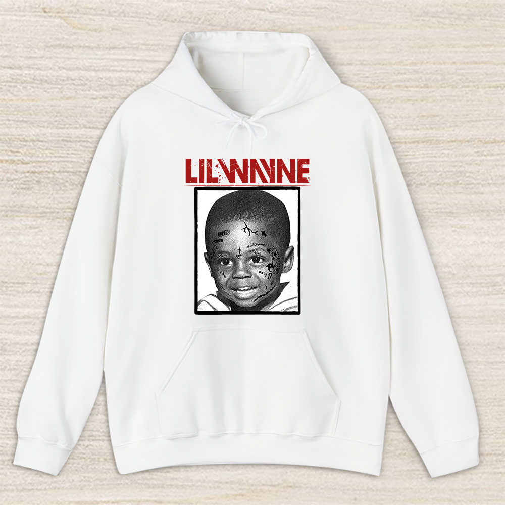 Vintage Lil Wayne Fan Hoodie, Lil Wayne Tattooed Baby Unisex Hoodie