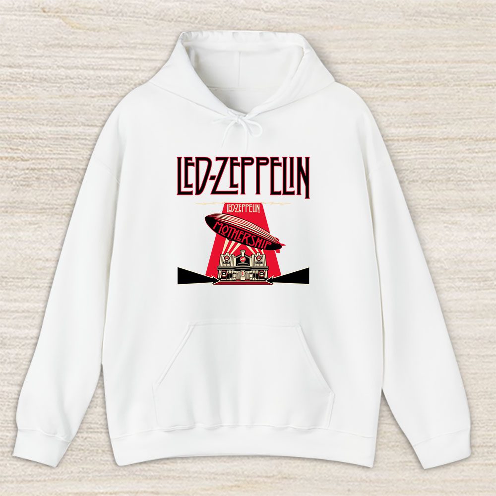 Vintage Led Zeppelin Fan Hoodie, Led Zeppelin Mothership Unisex Hoodie