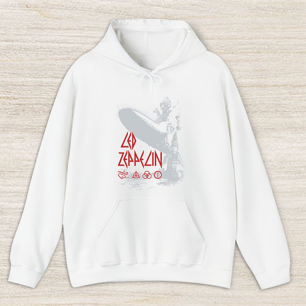 Vintage Led Zeppelin Fan Hoodie, Led Zeppelin The Zeps Mothership Unisex Hoodie