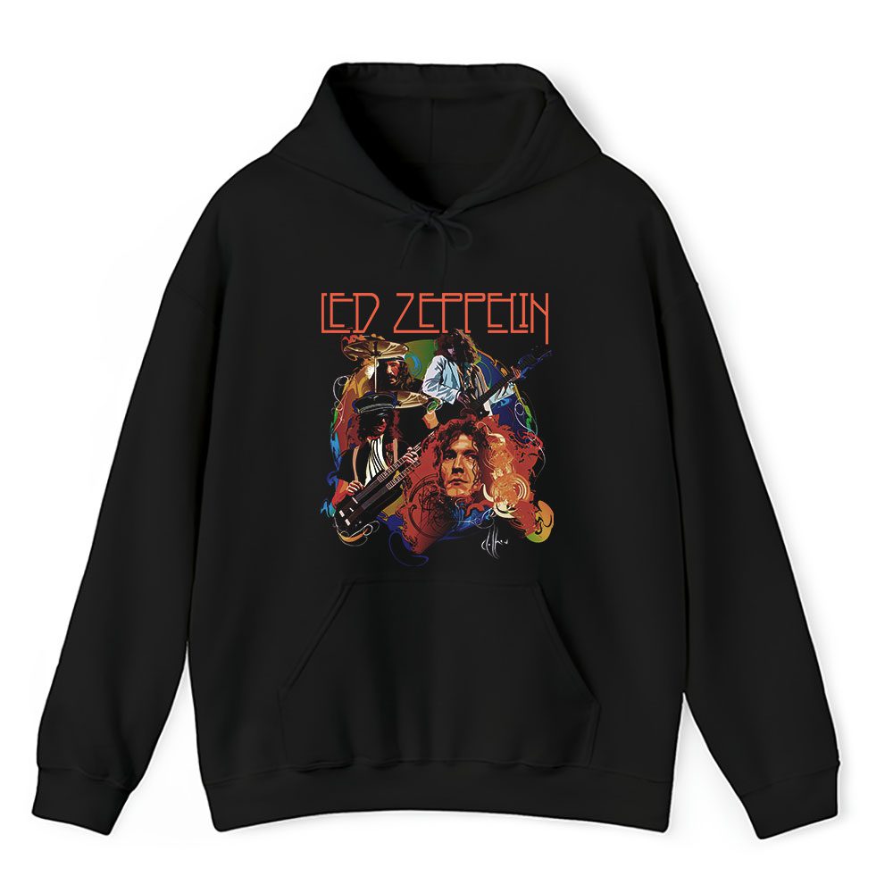 Vintage Led Zeppelin Fan Hoodie, Led Zeppelin The Zeps Vintage Unisex Hoodie