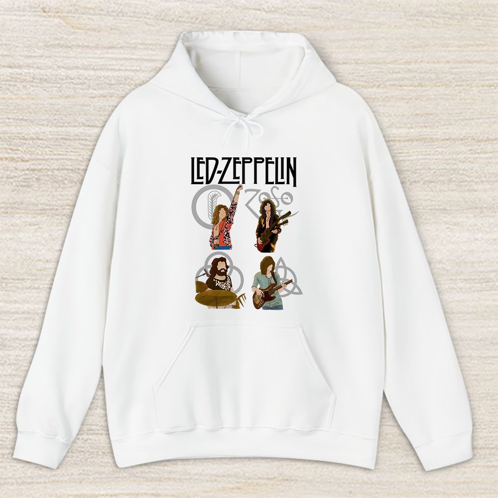 Vintage Led Zeppelin Fan Hoodie, Led Zeppelin The Zeps Vintage Unisex Hoodie