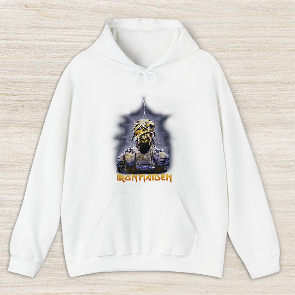 Vintage Iron Maiden Fan Hoodie, Iron Maiden Mummy Eddie Unisex Hoodie