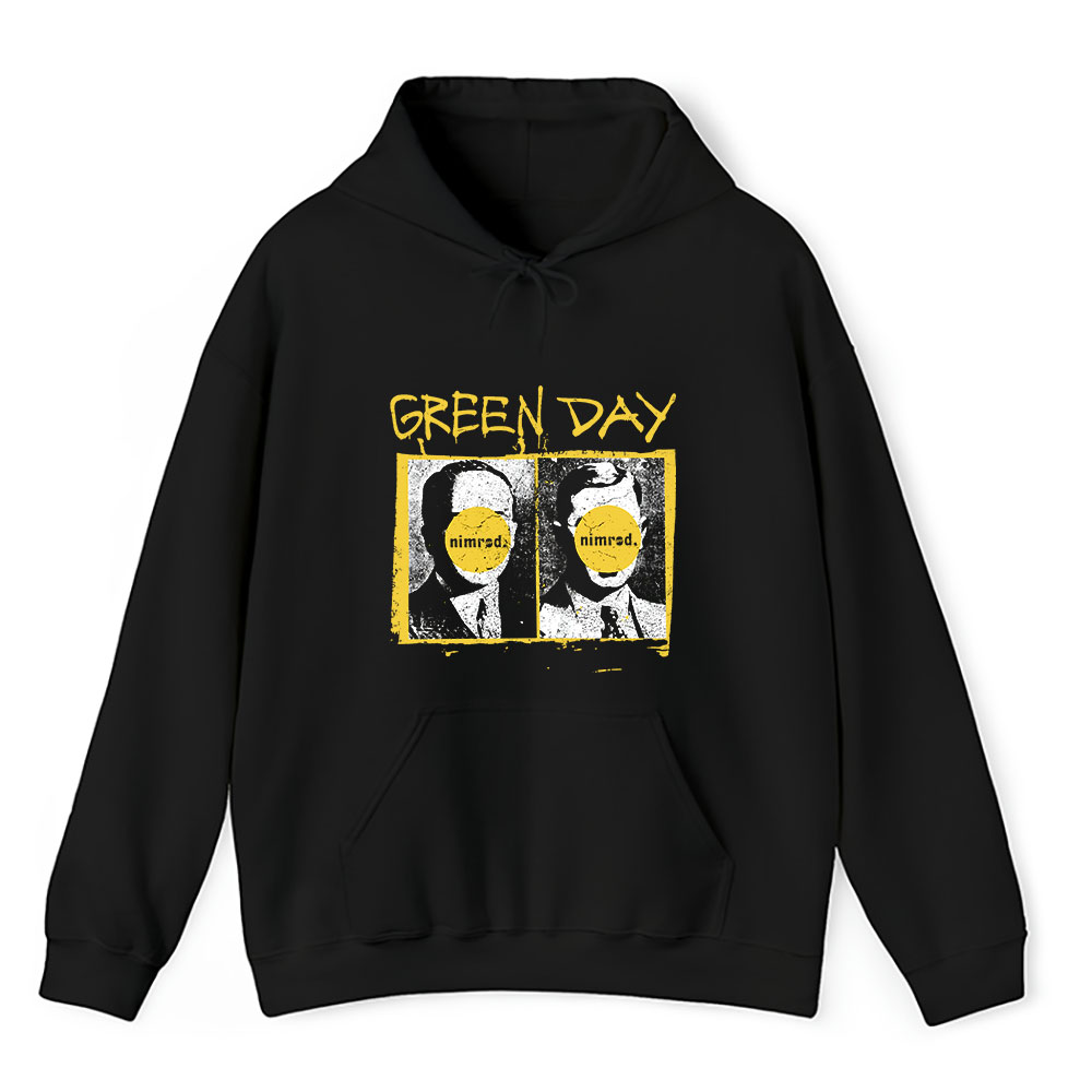 Vintage Green Day Fan Hoodie, Green Day Nimrod Album Unisex Pullover Hoodie