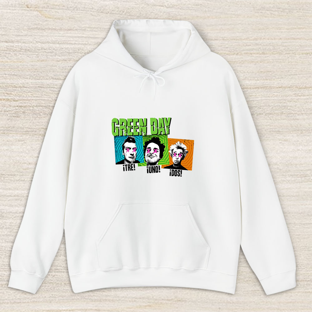 Vintage Green Day Fan Hoodie, Green Day Rock Band Green Dayers Unisex Pullover Hoodie