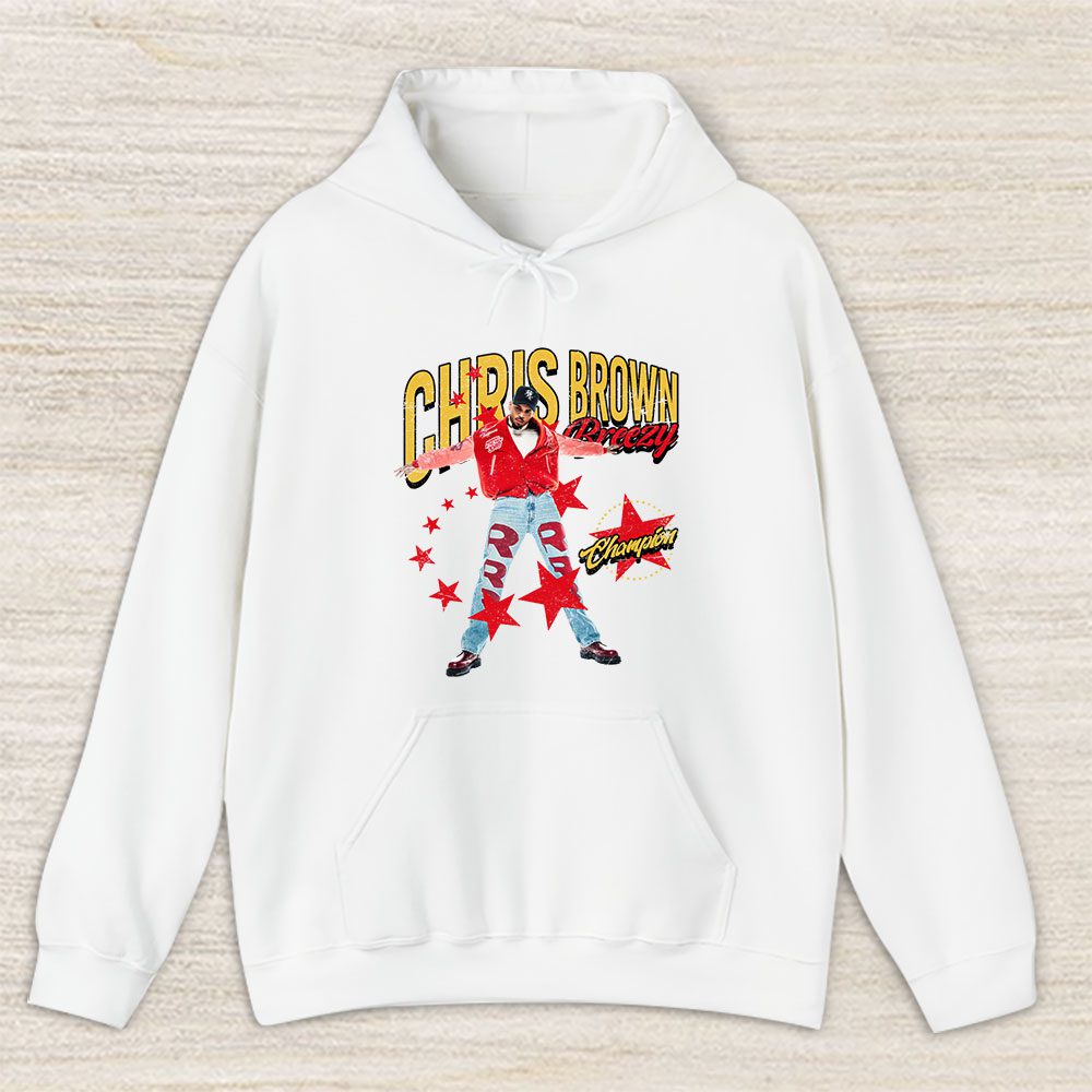 Vintage Chris Brown Fan Hoodie, Chris Brown Team Breezy Champion Unisex Hoodie
