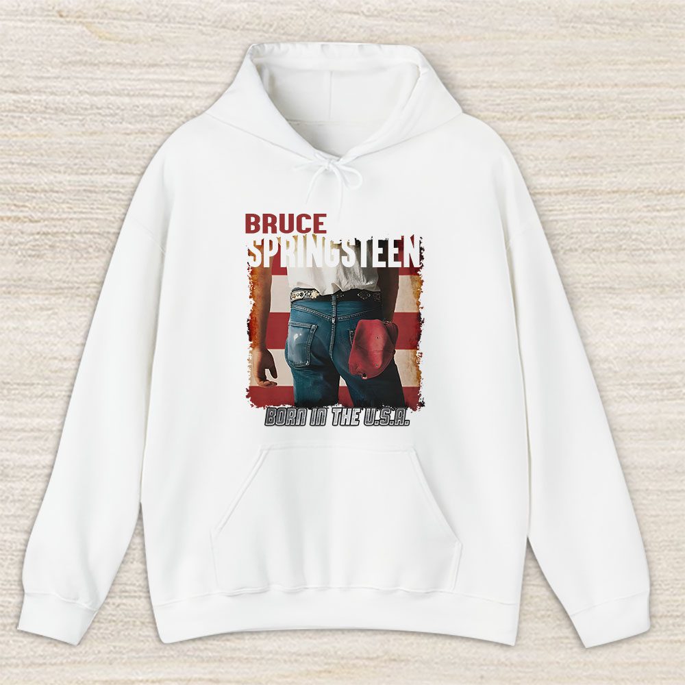 Vintage Bruce Springsteen Fan Hoodie, Bruce Springsteen The E Street Band Born In The Usa Unisex Hoodie