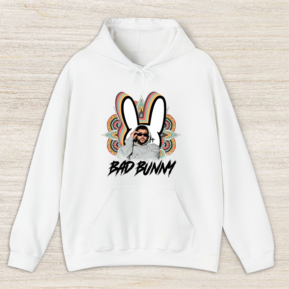 Vintage Bad Bunny Fan Hoodie, Bad Bunny Concert Bb Bunny Unisex Hoodie