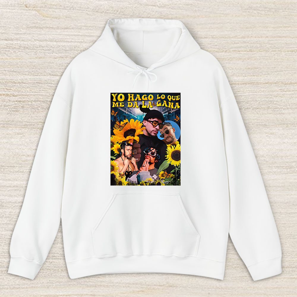 Vintage Bad Bunny Fan Hoodie, Bad Bunny Yo Hago Lo Que Me Da La Gana Unisex Hoodie
