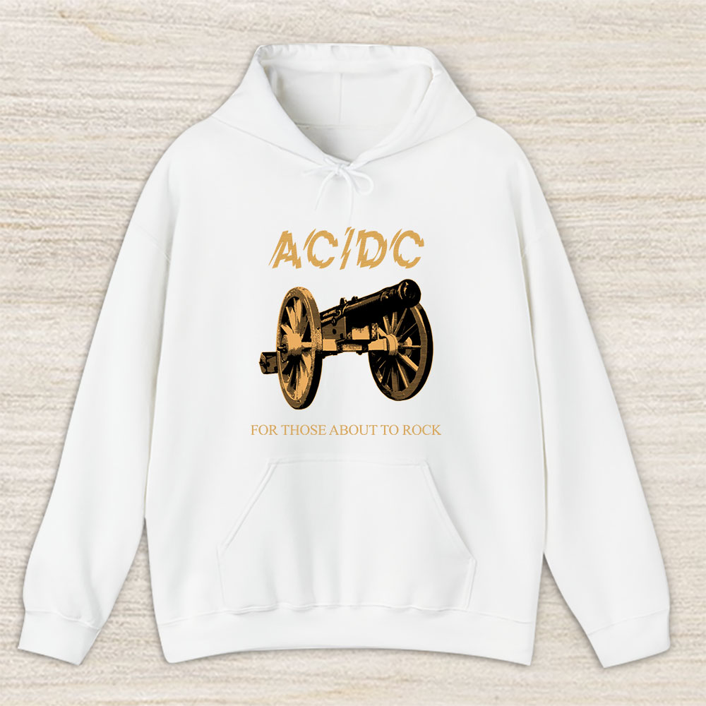 Vintage AC/DC For Fan Hoodie, AC/DC For Those About To Rock We Salute You Unisex Hoodie