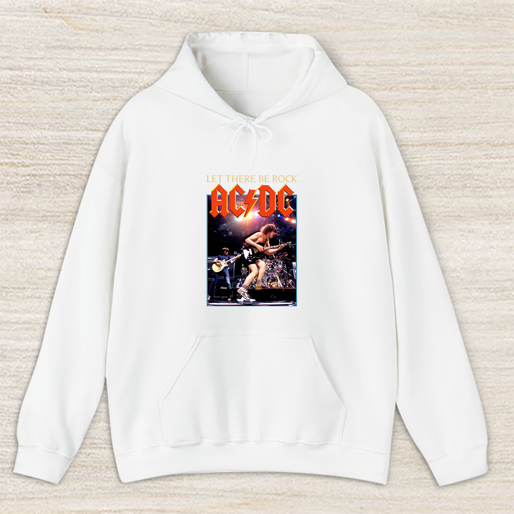 Vintage AC/DC Let Fan Hoodie, AC/DC Let There Be Rock Album Unisex Hoodie