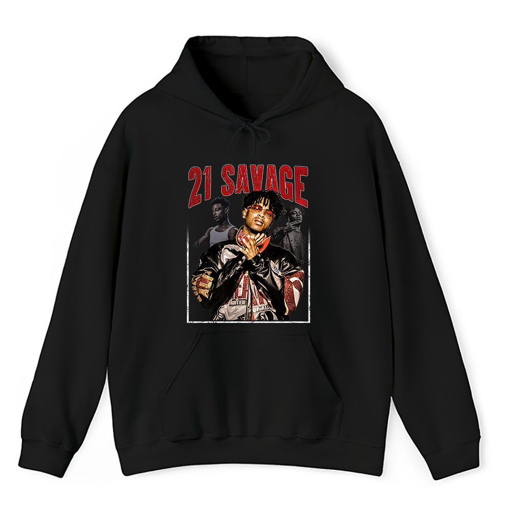 Vintage 21 Savage Fan Hoodie, 21 Savage Shyaa Bin Abrahamjoseph Savage Unisex Hoodie For Fans