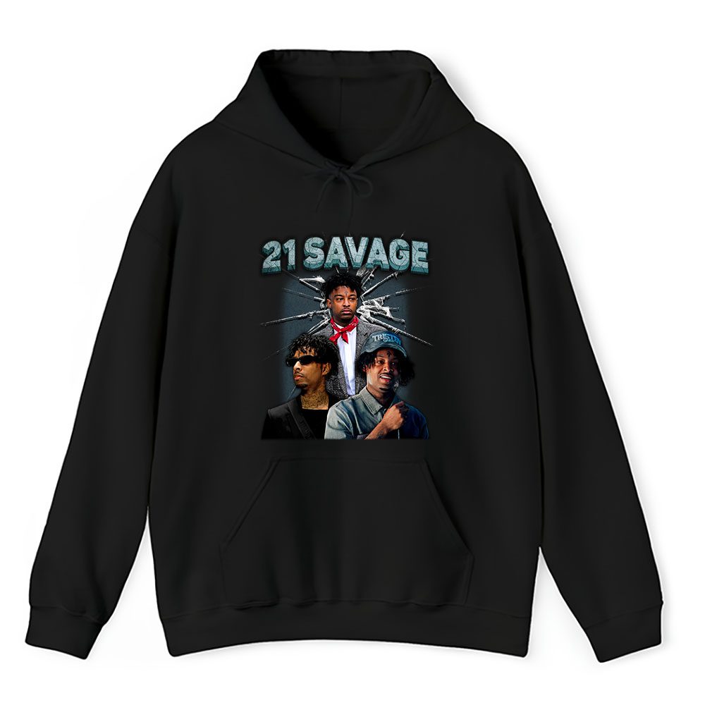Vintage 21 Savage Fan Hoodie, 21 Savage Shyaa Bin Abrahamjoseph Savage Unisex Hoodie For Fans