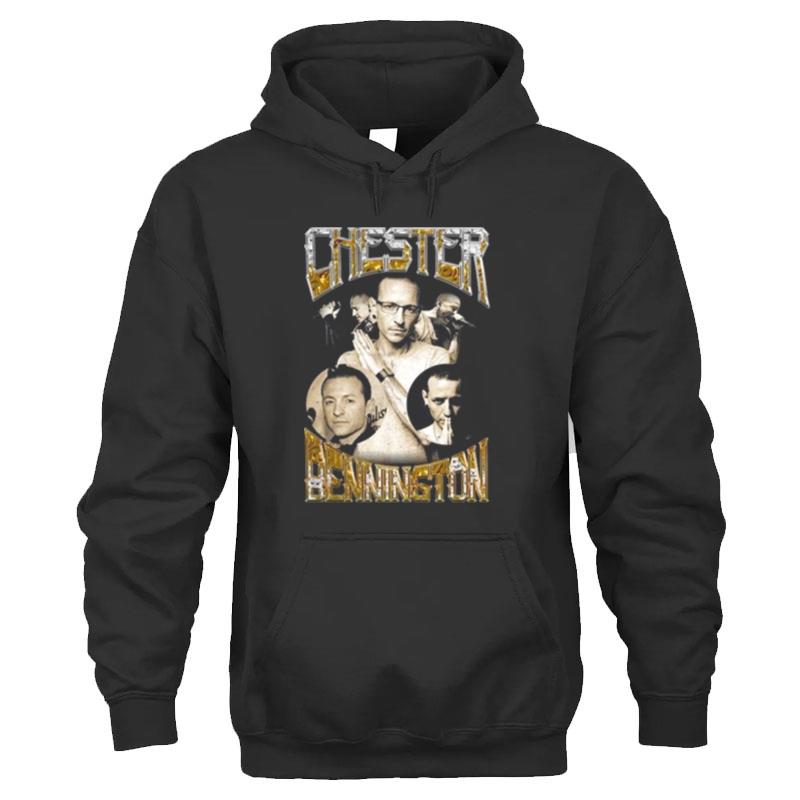Vintage Chester Bennington Fan Hoodie, Chester Bennington Linkin Park Rock N&8217; Roll Singer Musician Superstar Hip Hop Unisex Hoodie