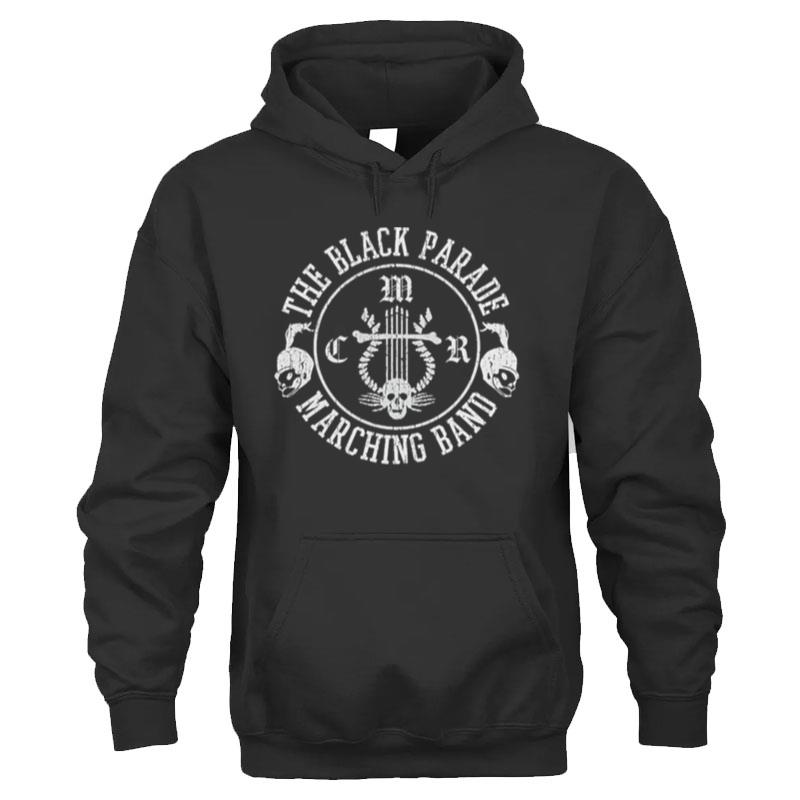 Vintage The Black Fan Hoodie, The Black Parade Marching Band My Chemical Romance Unisex Hoodie