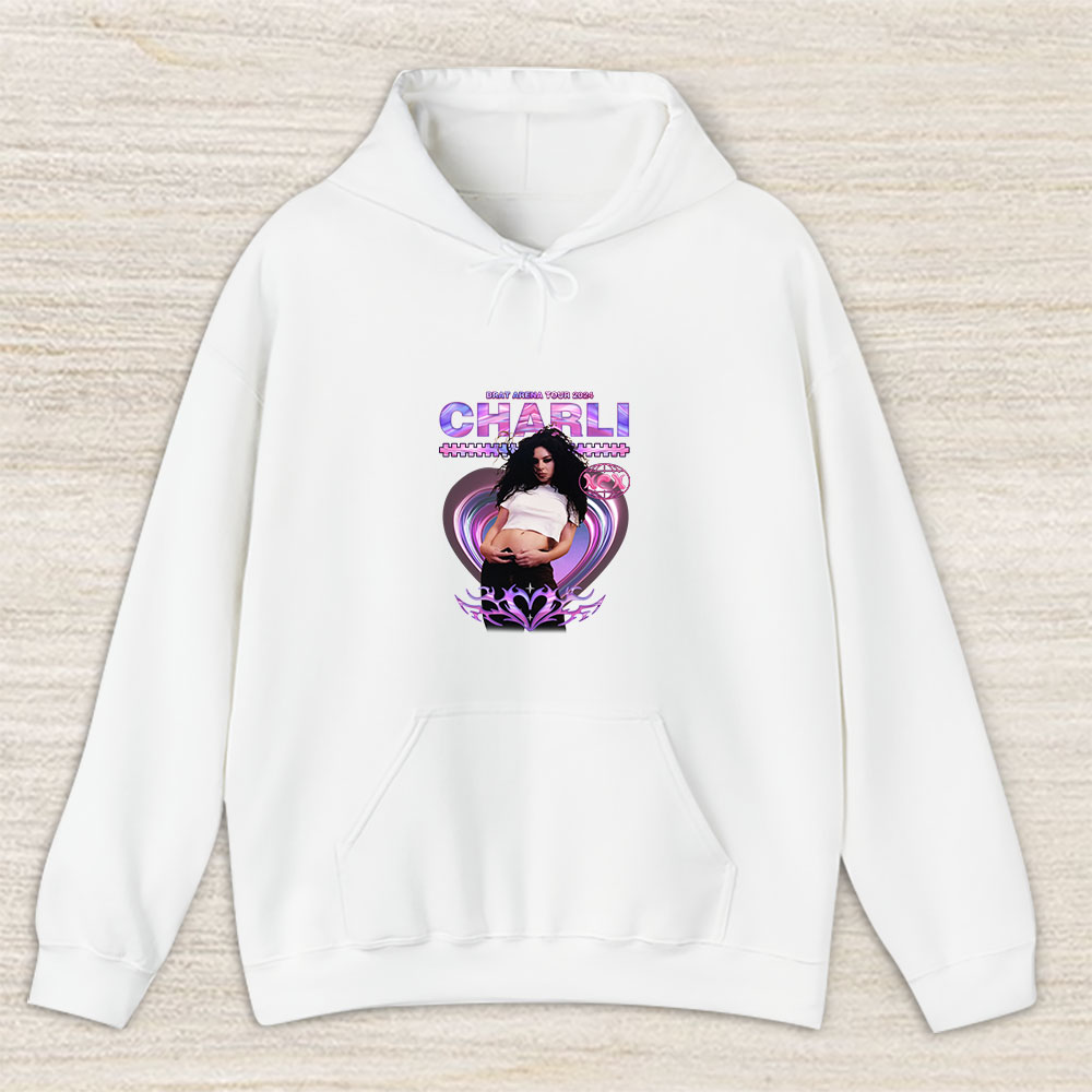 Vintage Charli Xcx Fan Hoodie, Charli Xcx Brat 2024 Arena Tour Unisex Hoodie