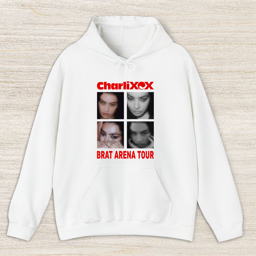 Vintage Charli Xcx Fan Hoodie, Charli Xcx Brat 2024 Arena Tour Unisex Hoodie