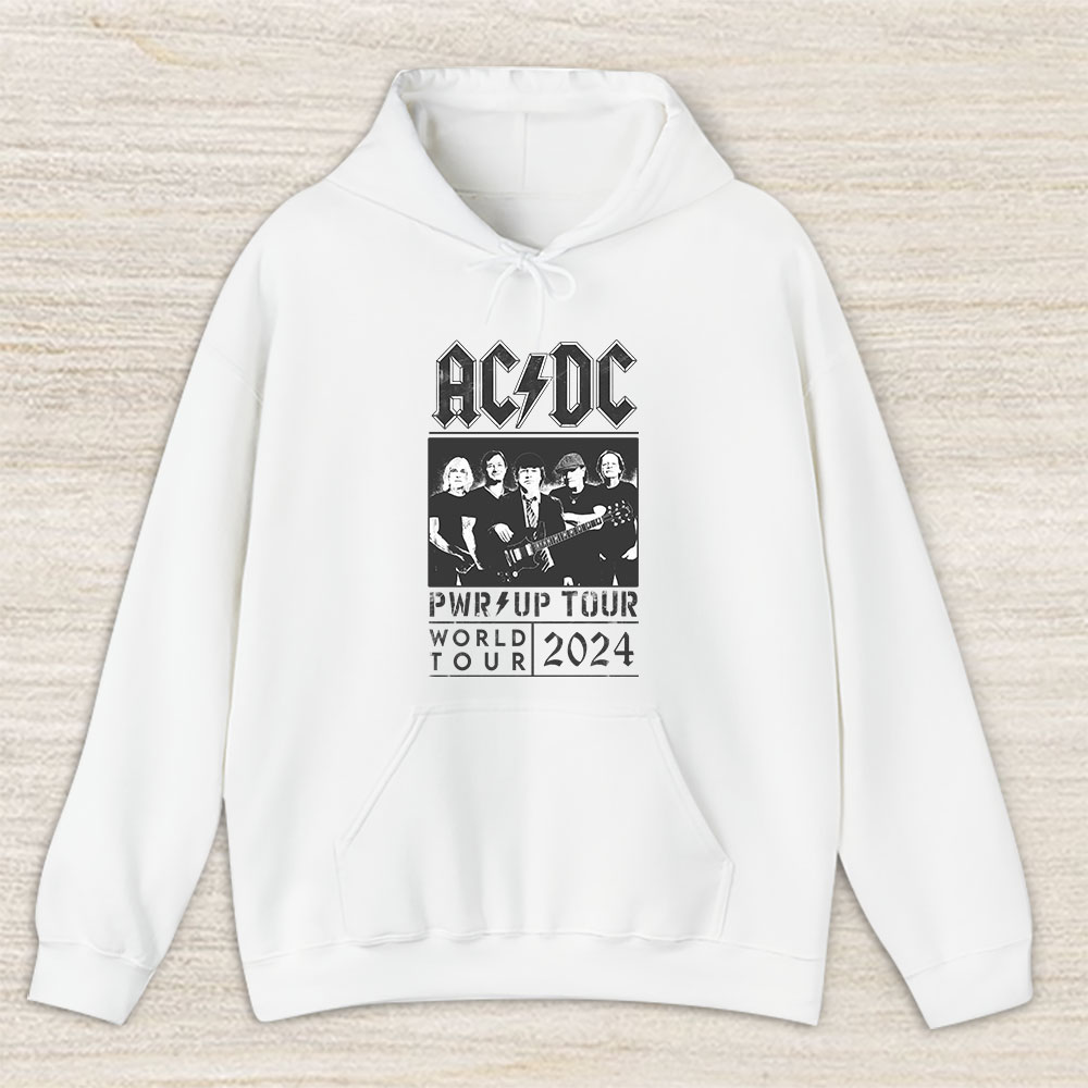 Vintage AC/DC The Fan Hoodie, AC/DC The Power Up Tour 2024 Unisex Hoodie