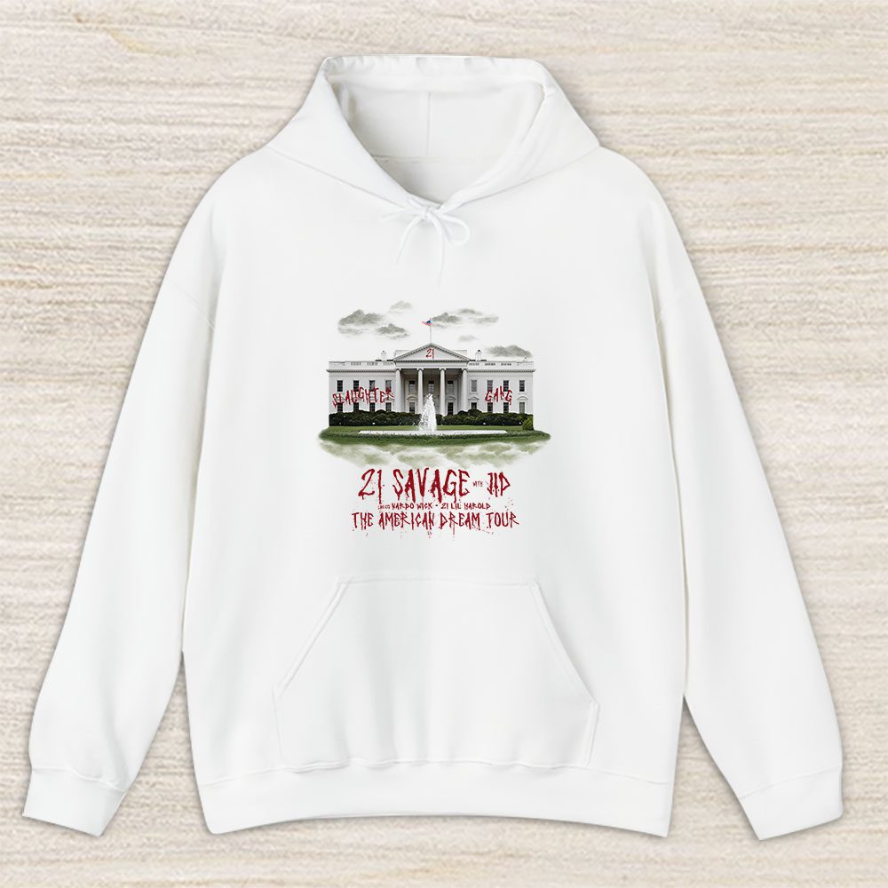 Vintage 21 Savage Fan Hoodie, 21 Savage The American Dream Tour 2024 Unisex Hoodie For Fans