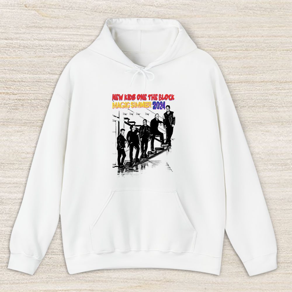 Vintage New Kids Fan Hoodie, New Kids On The Block Magic Summer 2024 Tour Unisex Hoodie