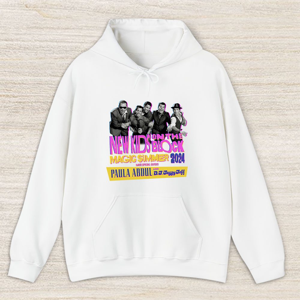 Vintage New Kids Fan Hoodie, New Kids On The Block Magic Summer 2024 Tour Unisex Hoodie